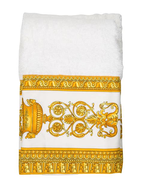 hand versace towels|versace bath towel.